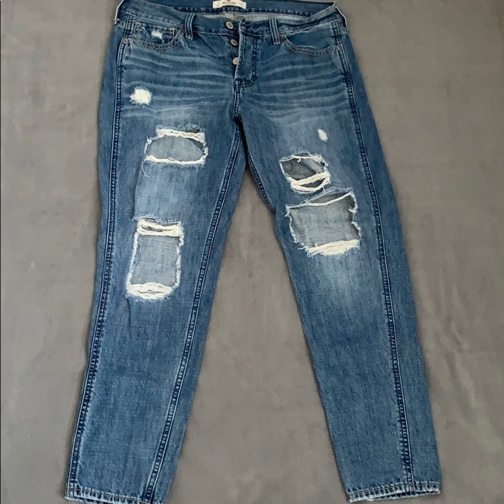 Hollister ripped jeans